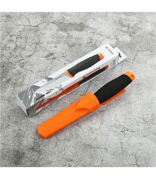 Ganzo G806-OR peilis, oranžinis-juodas