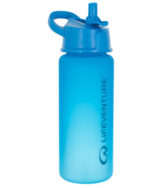 Lifeventure Flip Top Water Bottle 750 ml - Blue