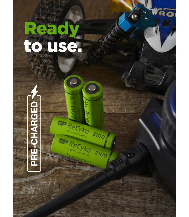 GP ReCyko battery 2600mAh AA (2700Series, 4 battery pack)