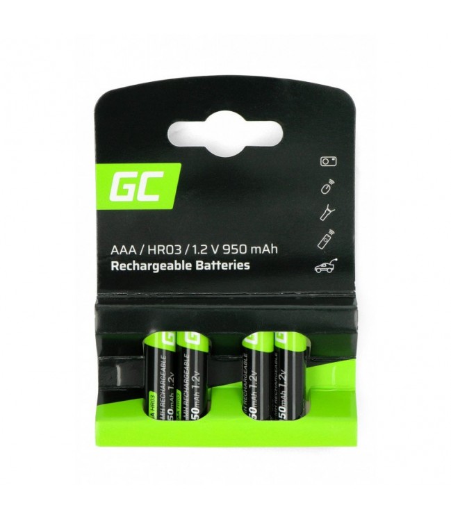 Аккумулятор Green Cell GREENCELL 4x AAA HR03 12 В 950 мАч GR03