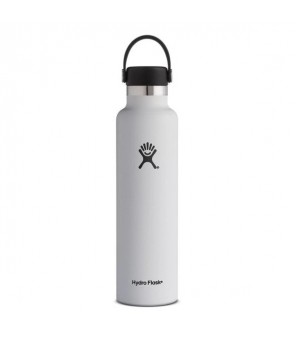Hydro Flask Standard Mouth kelioninis buteliukas su standartiniu lanksčiu dangteliu  710 ml S24SX110 White