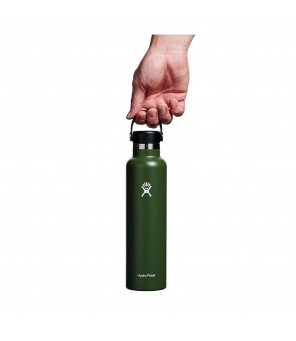Hydro Flask Standard Mouth kelioninis buteliukas su standartiniu lanksčiu dangteliu 710 ml S24SX306 Olive
