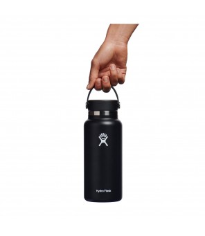 Hydro Flask Wide Flex Cap travel bottle 946 ml W32BFS001 Black