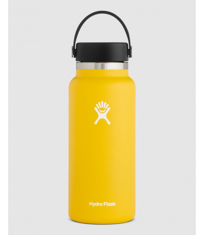 Дорожная бутылка Hydro Flask Wide Mouth с гибкой крышкой 946 мл W32BTS720 Sunflower