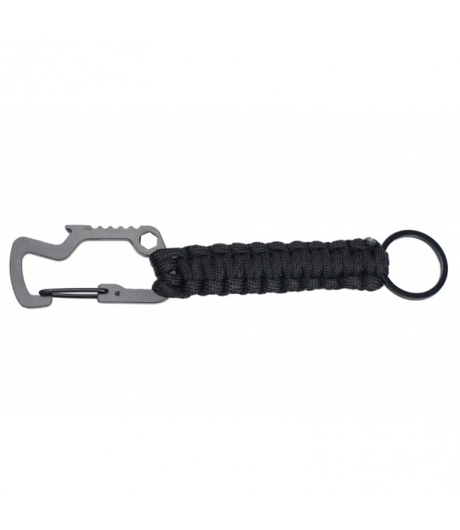 Carabiner keychain with rope