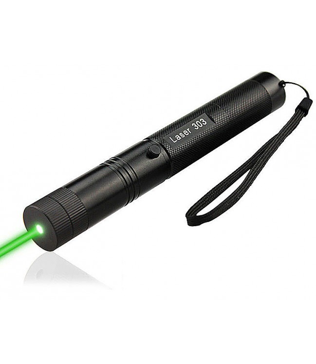 USB laser rechargeable, green with USB charging