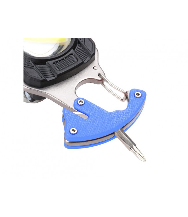 LED COB Keychain Opener Magnetic Flashlight 8in1