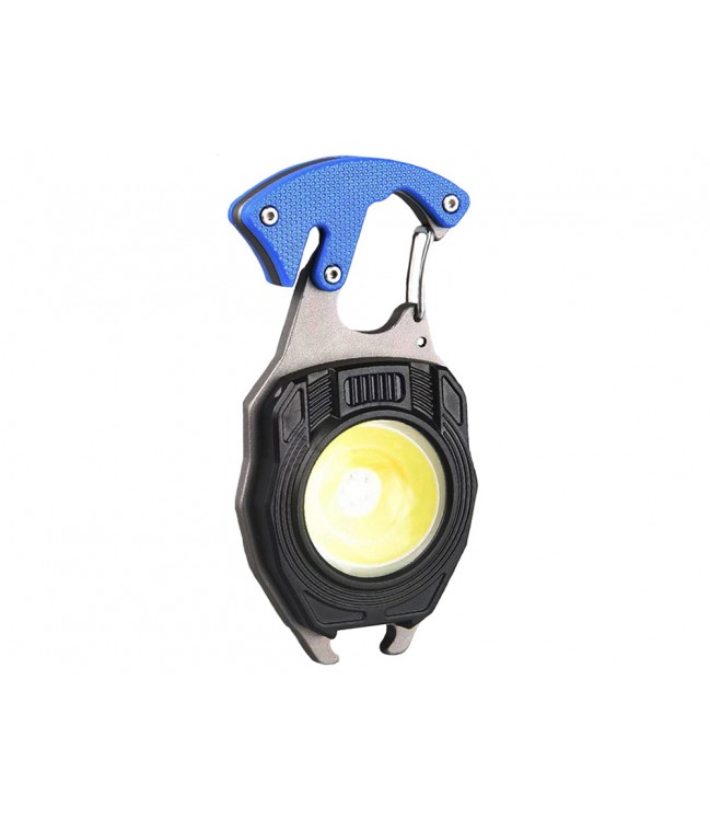 LED COB Keychain Opener Magnetic Flashlight 8in1