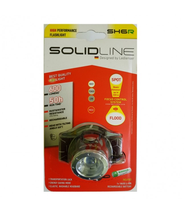 Ledlenser Solidline SH6R žibintuvėlis