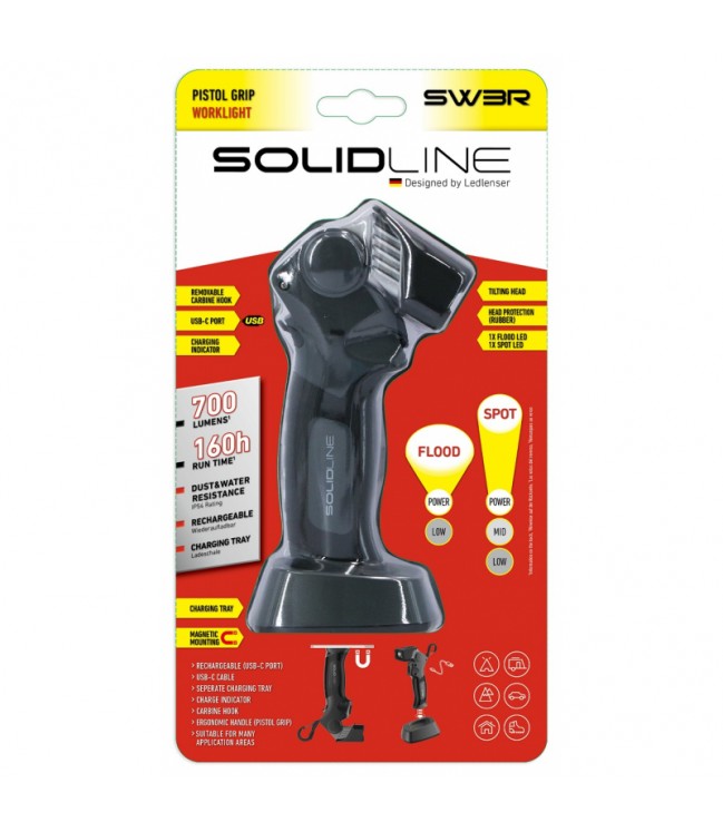 Ledlenser SOLIDLINE SW3R work light 700lm, 502758