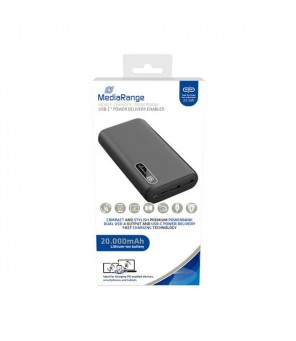 Внешний аккумулятор MediaRange USB 20 000 мАh MR756