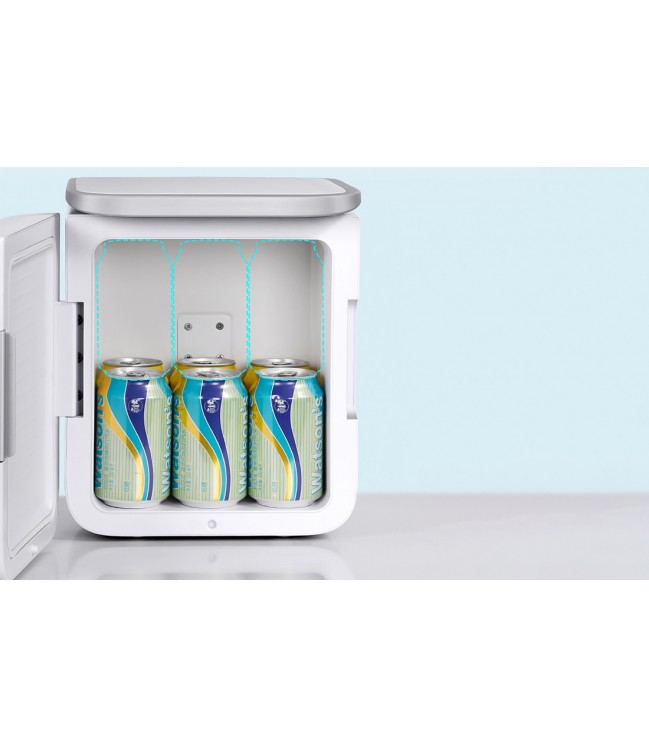Mini fridge Baseus Igloo with heating function, 6L, 230V (white)