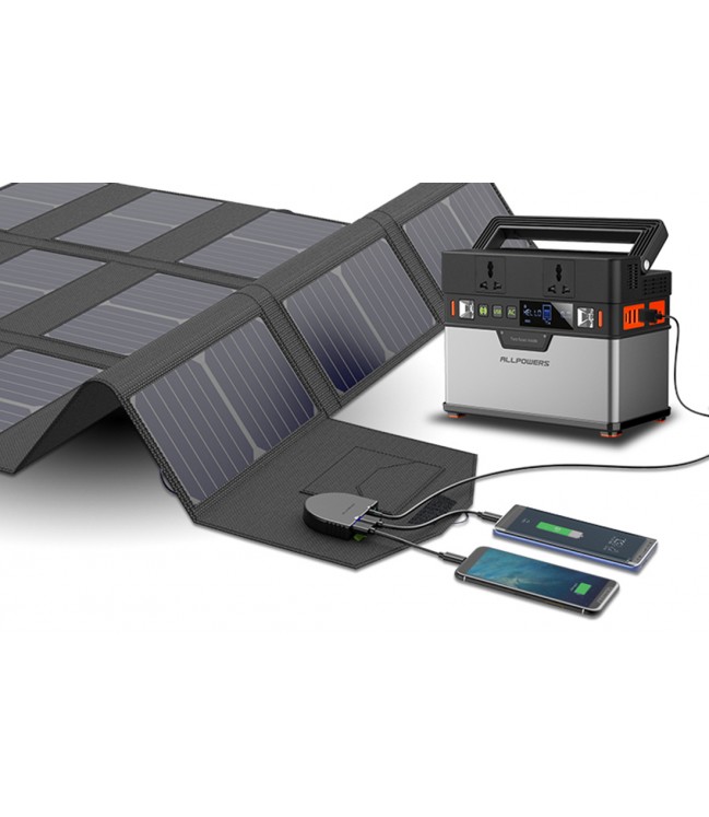 Портативная солнечная панель / зарядное устройство 100 Вт Allpowers