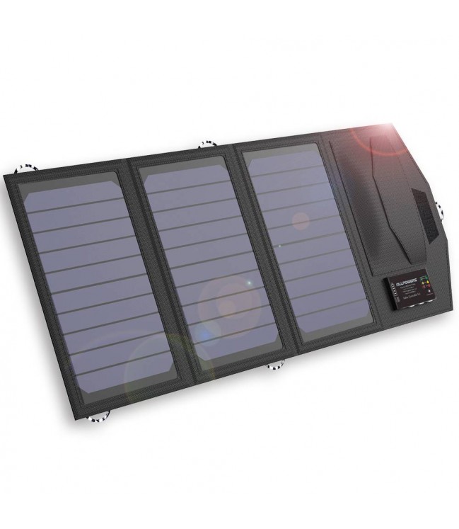 Портативная солнечная панель / зарядное устройство 15W Allpowers + Powerbank 10000mAh
