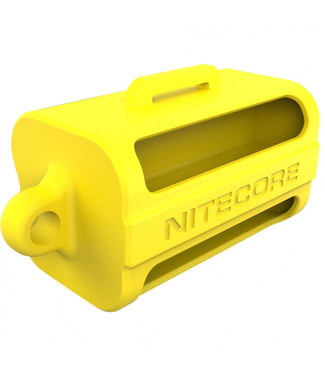 Nitecore 18650 baterijų (4vnt) dėtuvė NBM40, geltonas