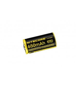 Nitecore Li-Ion battery 16340 - 650mAh 3.6V NL1665R
