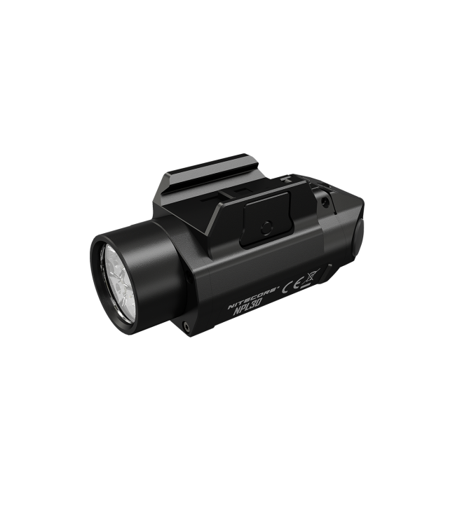 Nitecore NPL30 flashlight on gun 1200 lm