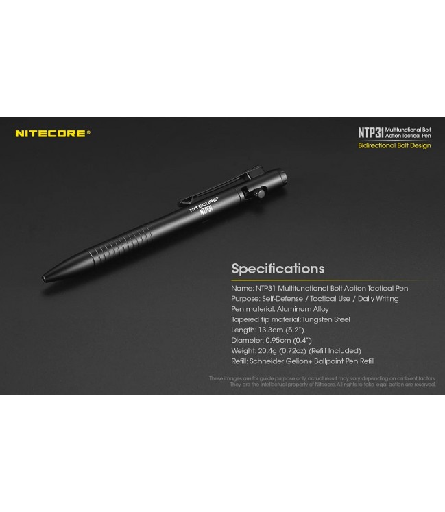 Nitecore NTP31 tactical pen