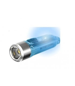 Nitecore TIKI GITD rechargeable LED key flashlight, 300 Lm BLUE