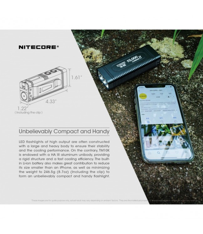 Nitecore TM10K LED prožektorius
