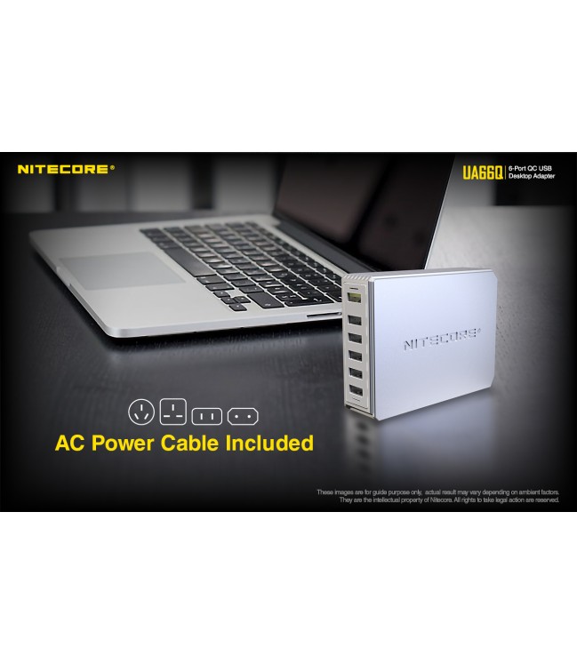 Nitecore UA66Q 6 USB ports desktop charger