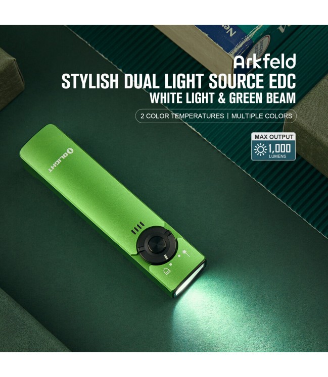 Olight Arkfeld NW Flashlight Lime Green