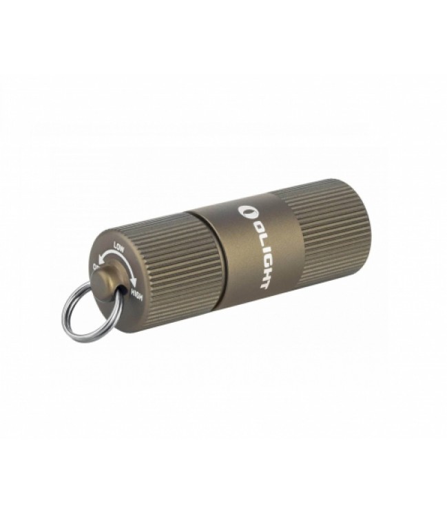 Olight i1R 2 EOS DESERT TAN keychain reachargeable flashlight with USB cable
