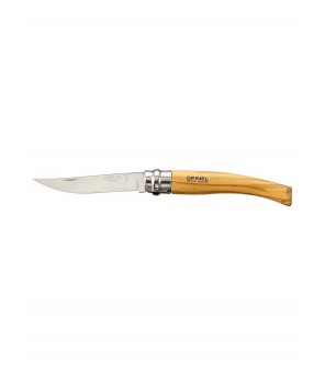 Opinel knife No.8 thin blade - olive wood handle
