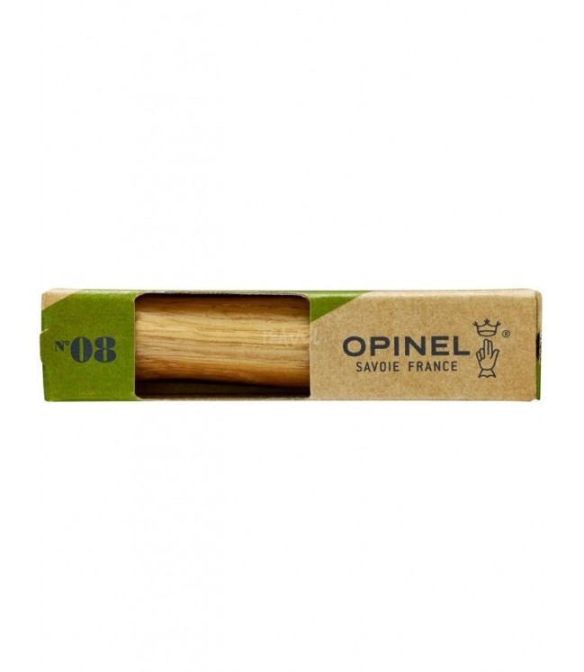 Opinel knife No.8 with oak handle in box