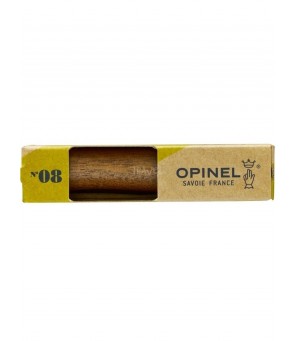 Нож Opinel №8 с ореховой рукояткой в коробке