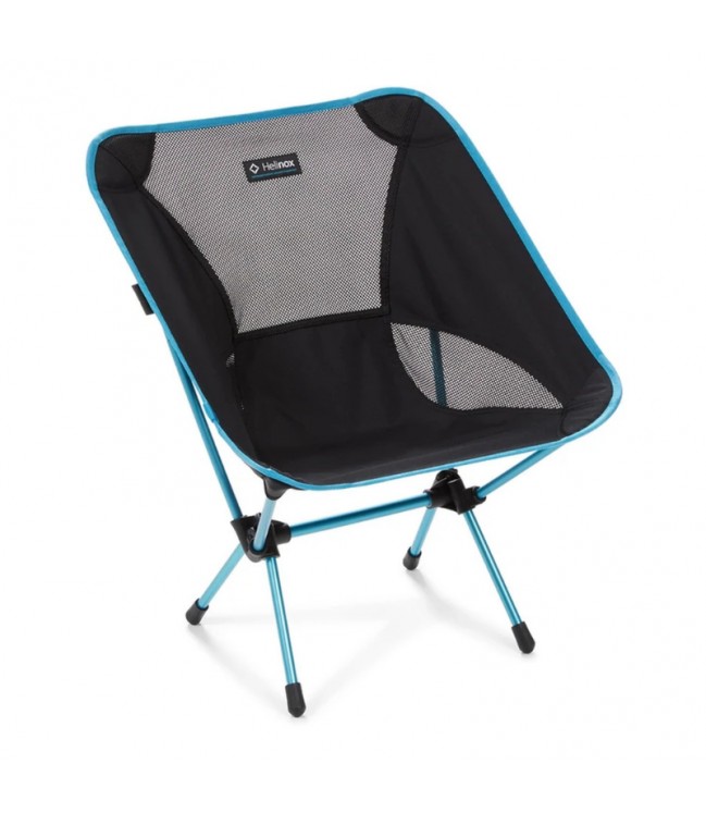 Turistinė kėdė Helinox Chair One - Juoda su mėlynais kraštais