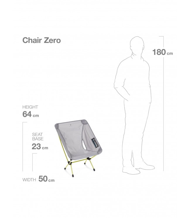 Turistinė kėdė Helinox Chair Zero - Pilka
