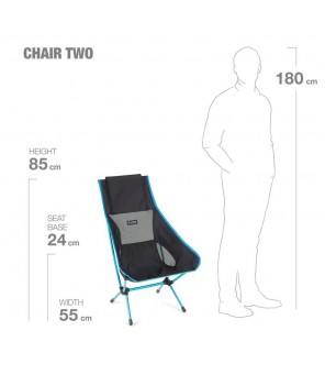 Turistinė kėdė Helinox Chair Two - Juoda