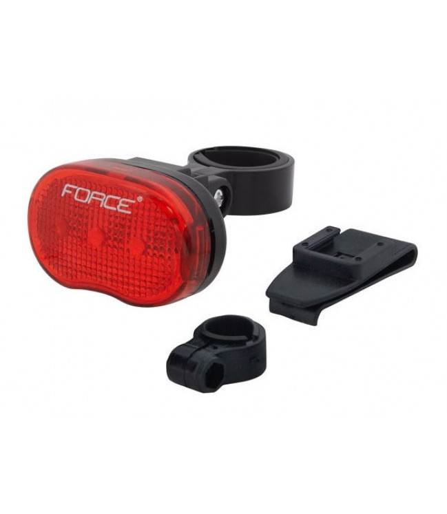 Rear light FORCE TRI 3LED 3 functions