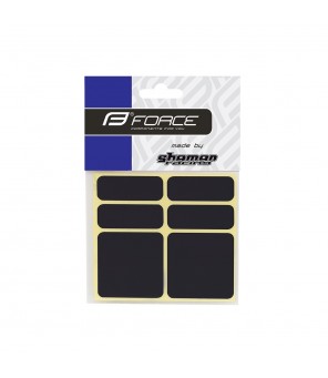 FORCE reflective stickers (6pcs black)