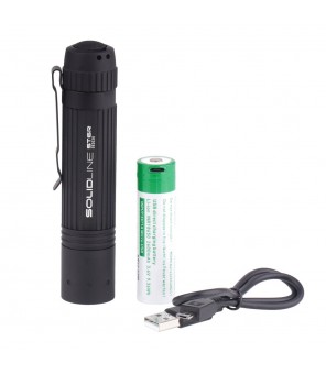 Ledlenser Solidline ST6R rechargeable flashlight BLACK