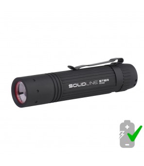 Ledlenser Solidline ST6R rechargeable flashlight BLACK
