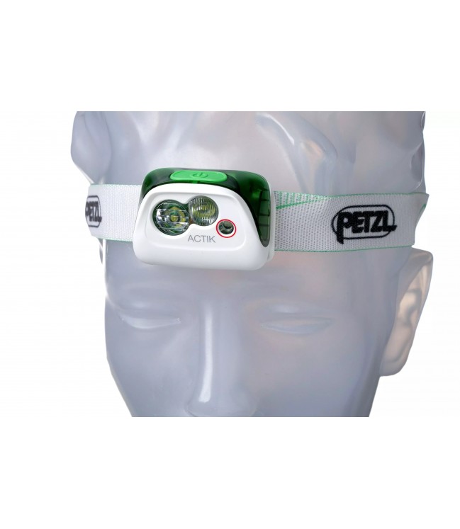 PETZL Actik prožektorius ant galvos 350 lm, žalia - balta