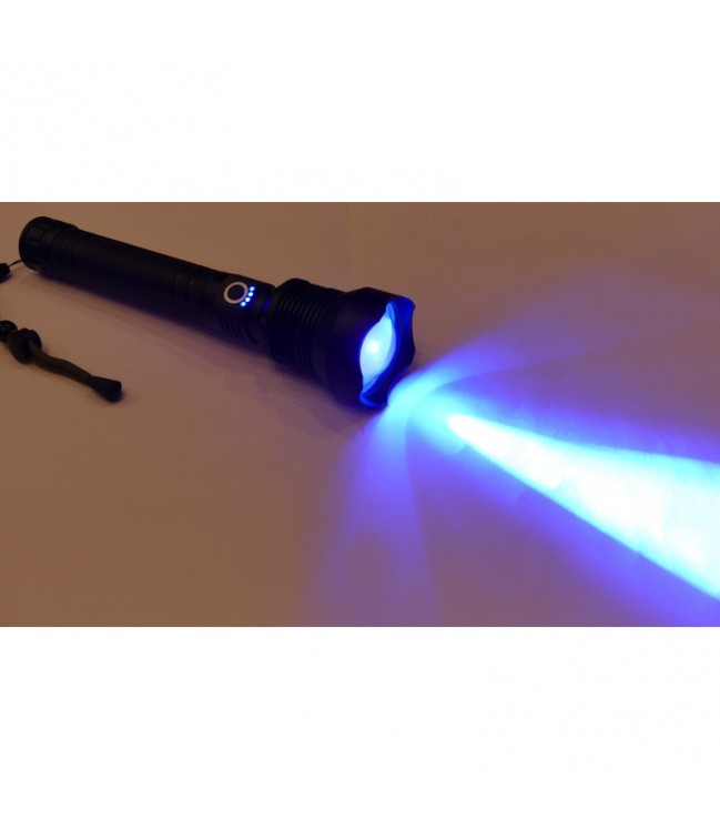 Flashlight ultraviolet UV 395-405nm with focusing ZOOM