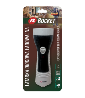 Rocket įkraunamas 7LED prožektorius