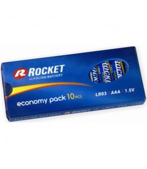 Rocket Alkaline AAA LR03 elementas, 10 vnt.