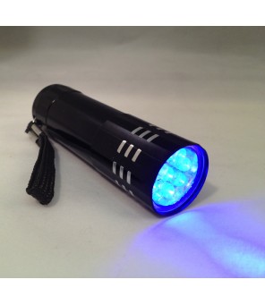 UV žibintuvėlis 9 LED