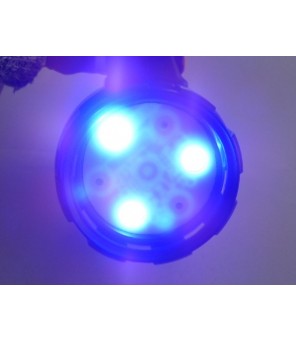 Pakraunamas ultravioletinis UV prožektorius 9W + balta šviesa
