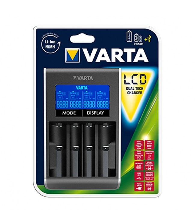 VARTA 57676 Įkroviklis LCD Triple Tech
