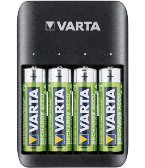 Varta USB Quatro 57652 baterijų įkroviklis + 4vnt AA 2100mAh įkraunamų baterijų