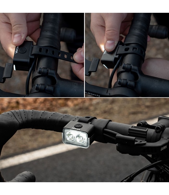 Vayox Front bike light 300lm 2*LED USB-C VA0153