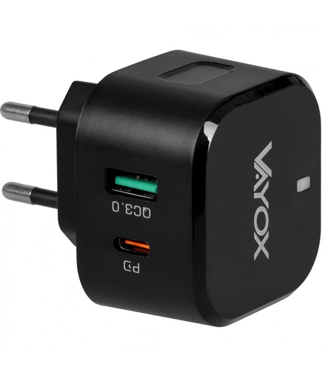 Vayox USB charger 3.0 + PD 20W premium line VA0001