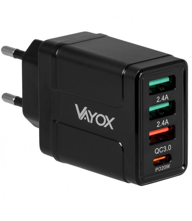 Vayox USB įkroviklis 3.0 + PD 32W premium line VA0006
