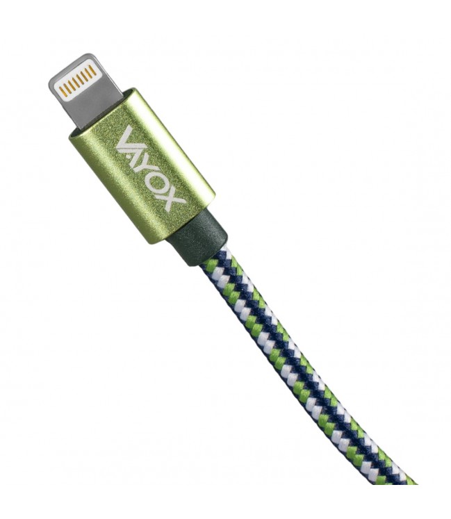 Vayox USB kabelis 1.5m Žalias VA0147