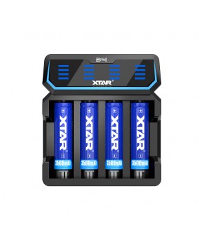 XTAR D4 baterijų įkroviklis